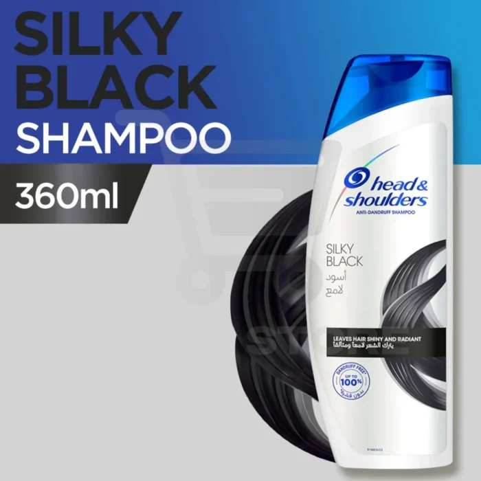 Head & Shoulders Silky Black Shampoo 360ML